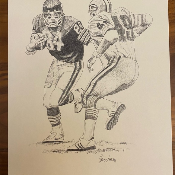 1981 Shell Oil Chicago Bears Posters Payton Page Harper Fencik Evans Baschnagel - Picture 4 of 7